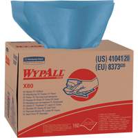 Chiffons X80, Robuste, 16-4/5" lo x 11" la Les Fournitures Industrielles Méga