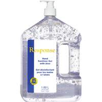 Response&reg; Hand Sanitizer Gel with Aloe, 1890 ml, Pump Bottle, 70% Alcohol Les Fournitures Industrielles Méga