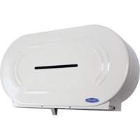 Twin Jumbo Toilet Paper Dispenser, Multiple Roll Capacity Les Fournitures Industrielles Méga