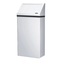 Poubelle murale, Acier, 13,2 gal. US Les Fournitures Industrielles Méga