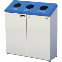 Stations de recyclage autonomes, Vrac, Acier, 53,1 gal. US Les Fournitures Industrielles Méga