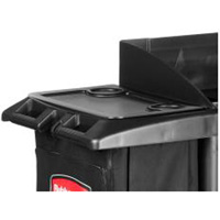 Chariot d'entretien m&eacute;nager compact sup&eacute;rieur Les Fournitures Industrielles Méga