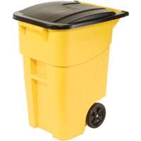 Contenant roulant BRUTE, Bord de rue, Plastique, 50 gal. US Les Fournitures Industrielles Méga
