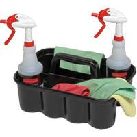 Deluxe Janitorial Cleaning Caddy Les Fournitures Industrielles Méga