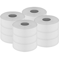 Pro Select Toilet Paper, Jumbo Roll, 2 Ply, 500' Length, White Les Fournitures Industrielles Méga