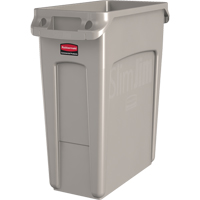 Slim Jim&reg; Vented Containers, Deskside, Polyethylene, 16 US gal. Les Fournitures Industrielles Méga
