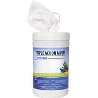 Triple Action Multi Disinfecting Wipes, 7" x 8", 120 Count Les Fournitures Industrielles Méga