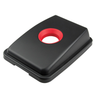 Waste Classification - Lid, Open Lid, Plastic, Fits Container Size: 17-1/4" x 12-1/2" Les Fournitures Industrielles Méga