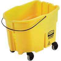 Seau pour vadrouille Wavebrake, Capacit&eacute; de 8.75 gal. US (35 pintes), Jaune Les Fournitures Industrielles Méga