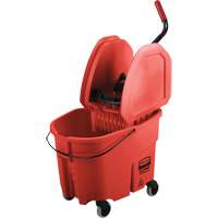 WaveBrake&reg; Mop Bucket & Wringer Combo Pack, Down Press, 8.75 US Gal.(35 Quart), Red Les Fournitures Industrielles Méga