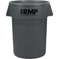 Garbage Bin, Polyethylene, 44 US gal. Les Fournitures Industrielles Méga