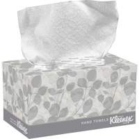 Essuie-mains Kleenex dans une boîte POP-UP*, 1 pli, 10-1/2" lo x 9" la, 120 /pqt Les Fournitures Industrielles Méga