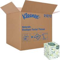 Papiers-mouchoirs Naturals Boutique* de Kleenex, 2 pli, 7,8" lo x 8,3" la, 95 feuilles/boîte Les Fournitures Industrielles Méga