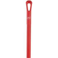 Ultra Hygiene Handle, Broom/Scraper/Squeegee, Red, Ergonomic, 59" L Les Fournitures Industrielles Méga