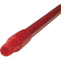 Handle, Broom/Scraper/Squeegee, Red, Ergonomic, 59" L Les Fournitures Industrielles Méga