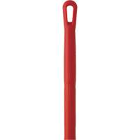 Handle, Broom/Scraper/Squeegee, Red, Ergonomic, 59" L Les Fournitures Industrielles Méga