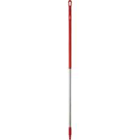 Handle, Broom/Scraper/Squeegee, Red, Standard, 59" L Les Fournitures Industrielles Méga