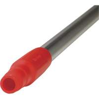 Handle, Broom/Scraper/Squeegee, Red, Standard, 59" L Les Fournitures Industrielles Méga