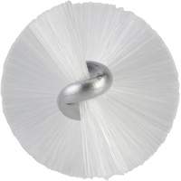 Brosse, Soies Moyen, Longueur de 20", Blanc Les Fournitures Industrielles Méga