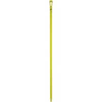 Manche ultra hygi&eacute;nique, Balai/Grattoir/Raclette, Jaune, Ergonomique, 59" lo Les Fournitures Industrielles Méga