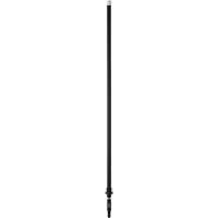 Deck Scrub Handle, Brush/Pad Holder, Black, Telescopic, 62"-113" L Les Fournitures Industrielles Méga