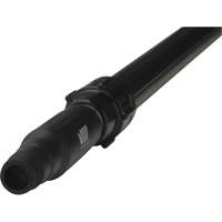 Deck Scrub Handle, Brush/Pad Holder, Black, Telescopic, 62"-113" L Les Fournitures Industrielles Méga