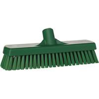Deck & Wall Scrub Brush, Stiff Bristles, 12", Polyester, Green Les Fournitures Industrielles Méga