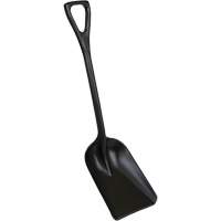 Pelle hygi&eacute;nique monopi&egrave;ce, Lame 10" x 6", Longueur de 37-1/2", Plastique, Noir Les Fournitures Industrielles Méga