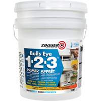 Appr&ecirc;t &agrave; base d'eau Bulls Eye 1-2-3, 18,9 L, Seau, Blanc Les Fournitures Industrielles Méga