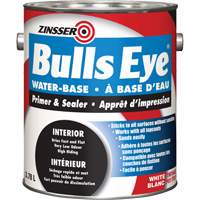 Bulls Eye&reg; Water Based Primer, 3.78 L, Gallon, White Les Fournitures Industrielles Méga