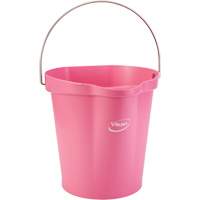 Food Hygiene Bucket, Pink, 3 US gal. Les Fournitures Industrielles Méga