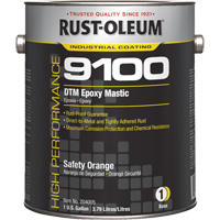 9100 System DTM Epoxy Mastic Base, Safety Orange, Gallon Les Fournitures Industrielles Méga