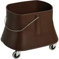 Seau pour vadrouille Champ, Capacit&eacute; de 10 gal. US (40 pintes), Brun Les Fournitures Industrielles Méga