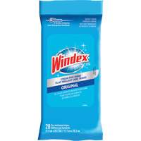 Lingettes nettoyantes pour verre et surfaces de Windex, Sachets Les Fournitures Industrielles Méga