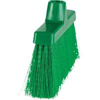 ColorCore Angle Head Broom, Medium Bristles, 10", Polypropylene, Green Les Fournitures Industrielles Méga