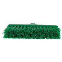 ColorCore Angle Head Broom, Medium Bristles, 10", Polypropylene, Green Les Fournitures Industrielles Méga