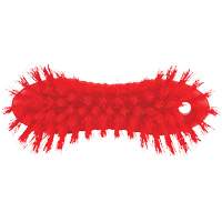 Brosse &agrave; main ColorCore, Soies Ferme, Longueur de 6", Rouge Les Fournitures Industrielles Méga