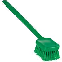 Brosse &agrave; manche long ColorCore, Soies Ferme, Longueur de 20", Vert Les Fournitures Industrielles Méga