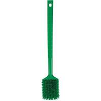 Brosse &agrave; manche long ColorCore, Soies Ferme, Longueur de 20", Vert Les Fournitures Industrielles Méga