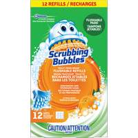 Scrubbing Bubbles&reg; Fresh Brush&reg; Toilet Brush Flushable Refills, Refill Les Fournitures Industrielles Méga