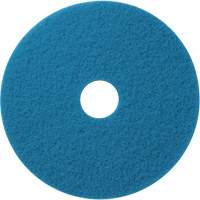 Floor Pads, 12", Cleaning/Scrubbing, Blue Les Fournitures Industrielles Méga