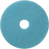 Luster Lite Floor Pads, 19", Burnishing, Light Blue Les Fournitures Industrielles Méga