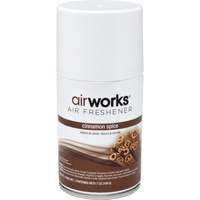 AirWorks&reg; Metered Air Fresheners, Cinnamon Spice, Aerosol Can Les Fournitures Industrielles Méga