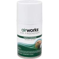 AirWorks&reg; Metered Air Fresheners, Tropical Tradewinds, Aerosol Can Les Fournitures Industrielles Méga