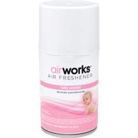 AirWorks&reg; Metered Air Fresheners, Fresh Baby Powder, Aerosol Can Les Fournitures Industrielles Méga