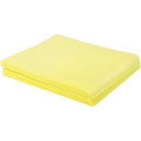 Chiffon &agrave; poussi&egrave;re trait&eacute; &agrave; l'huile pour service moyen TaskBrand, Polyester, Jaune Les Fournitures Industrielles Méga