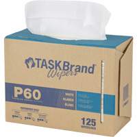 TaskBrand&reg; P60 Premium Series Wipers, All-Purpose, 16-3/4" L x 8-1/4" W Les Fournitures Industrielles Méga