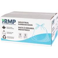 Sacs &agrave; d&eacute;chets de calibre industriel, Utilitaire, 20" la x 22" lo, 0,64 mils, Noir, Capacit&eacute; 23 L (6 Gal.) Les Fournitures Industrielles Méga