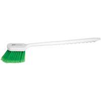 Brosse &agrave; recoins &agrave; manche long, 20" l, Soies PVC, Vert Les Fournitures Industrielles Méga