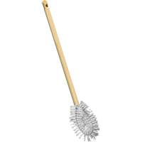 Brosse &agrave; cuvettes HD &agrave; broche torsad&eacute;e, 20" l, Soies Polypropyl&egrave;ne, Jaune Les Fournitures Industrielles Méga